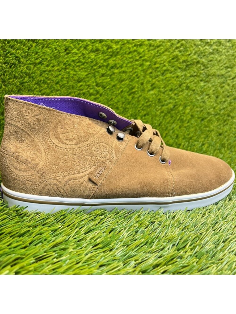 Vans Camryn Slim Womens Size 7 Brown Athletic Outdoor Suede Chukka Boots Shoes